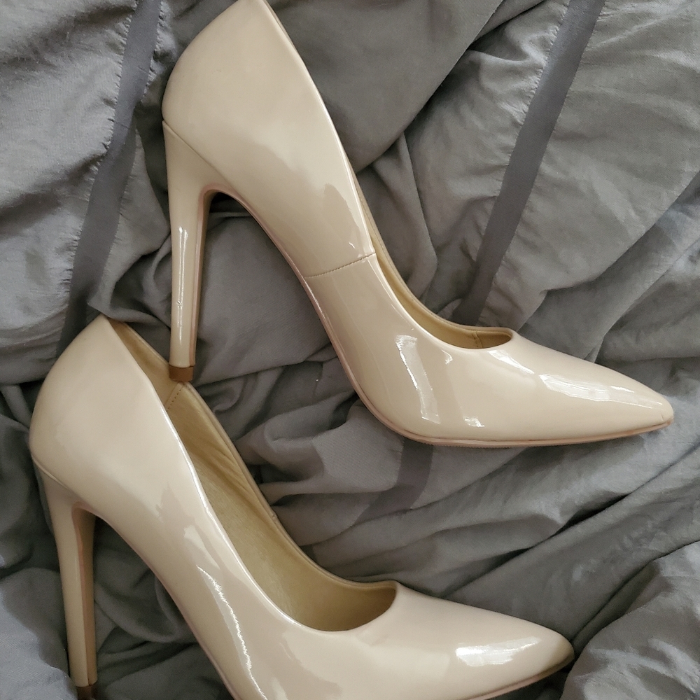 Women's Patent Faux Leather Heels